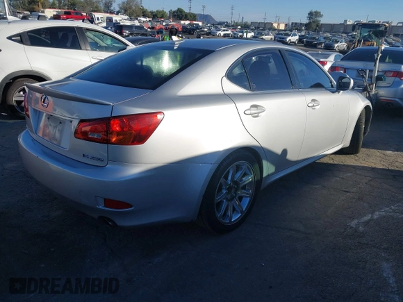2008 Lexus IS 250 with VIN JTHBK262682066459, listed as a IAAI auction lot 41643393 with 156,091 mi miles and . Bid and sale history available at DreamBid. Image 4.