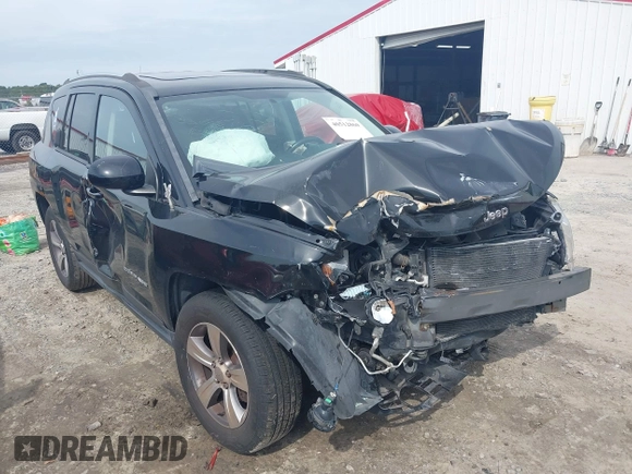 2016 Jeep Compass Latitude with VIN 1C4NJDEB2GD746067, listed as a IAAI auction lot 40512860 with 119,360 mi miles. Bid and sale history available at carsss.com. Image 6.