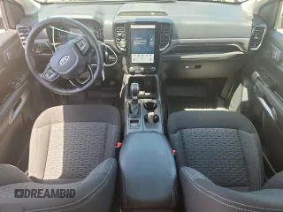 2024 Ford Ranger XLT with VIN 1FTER4GH4RLE35484, listed as a Copart auction lot 58596835 with 8,613 mi miles and Salvage title. Bid and sale history available at DreamBid. Image 8.