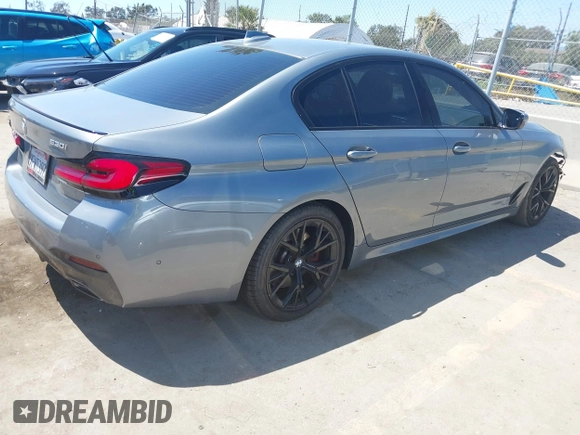 2023 BMW 5 Series 530i with VIN WBA53BH0XPCN25845, listed as a IAAI auction lot 42226987 with 25,717 mi miles and . Bid and sale history available at DreamBid. Image 4.