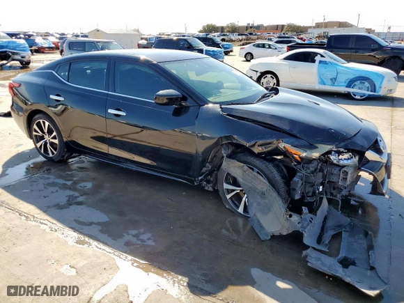 2017 Nissan Maxima SV with VIN 1N4AA6APXHC456359, listed as a Copart auction lot 46836055 with 139,303 mi miles and Salvage Title. Bid and sale history available at carsss.com. Image 4.