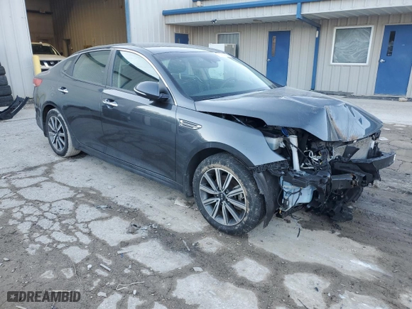 2019 Kia Optima LX with VIN 5XXGT4L36KG379171, listed as a Copart auction lot 42914355 with 48,028 mi miles and Salvage Title. Bid and sale history available at carsss.com. Image 4.