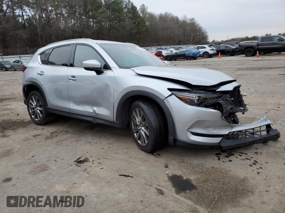 2019 Mazda CX-5 Signature with VIN JM3KFBEY4K0524182, listed as a Copart auction lot 41789115 with 52,337 mi miles and Salvage Title. Bid and sale history available at carsss.com. Image 4.
