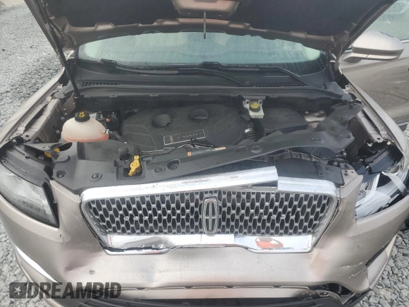2019 Lincoln MKC Standard z VIN 5LMCJ1C98KUL46098, wystawiony jako Copart lot #51585555 z przebiegiem 54 340 mil mil oraz Nie do naprawy • Non repairable. Historia ofert i sprzedaży dostępna na DreamBid. Obrazek 12.