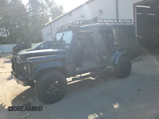 1992 Land Rover Defender with VIN SALLDHMF8HA905240, listed as a Copart auction lot 71372544 with 184,188 mi miles and Salvage title. Bid and sale history available at DreamBid. Image 1.