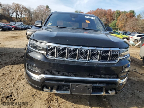2022 Jeep Grand Wagoneer Series III with VIN 1C4SJVGJ9NS112597, listed as a Copart auction lot 74935494 with 30,594 mi miles and Salvage Title. Bid and sale history available at carsss.com. Image 5.