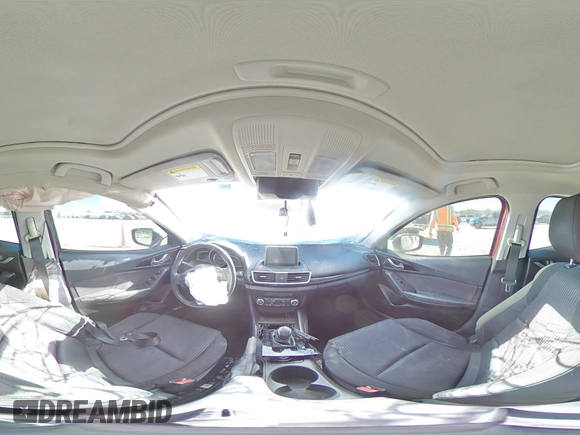 2016 Mazda 3 i Touring with VIN 3MZBM1M77GM237762, listed as a Copart auction lot 82005584 with Not Provided miles and Salvage Title. Bid and sale history available at DreamBid. Image 12.
