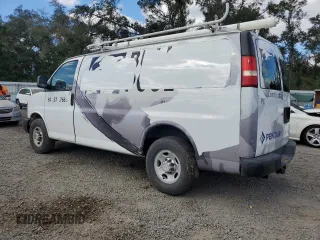 2014 Chevrolet Express Cargo Van with VIN 1GCWGFBA9E1120654, listed as a Copart auction lot 81083604 with 0 mi miles and Salvage Title. Bid and sale history available at carsss.com. Image 2.