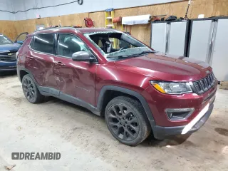 2021 Jeep Compass 80th Anniversary with VIN 3C4NJDEB2MT517099, listed as a Copart auction lot 59578605 with 67,595 mi miles and Non repairable. Bid and sale history available at DreamBid. Image 4.
