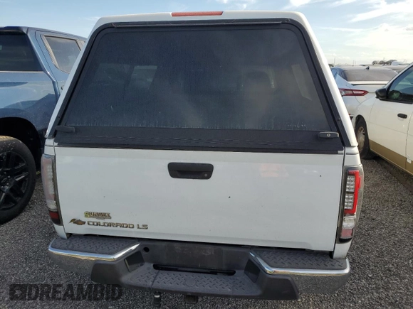 2005 Chevrolet Colorado LS ZQ8 with VIN 1GCCS196158174091, listed as a Copart auction lot 75591044 with 0 mi miles and Salvage Title. Bid and sale history available at carsss.com. Image 6.