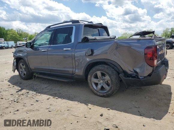 2021 Honda Ridgeline RTL-E z VIN 5FPYK3F79MB018627, wystawiony jako Copart lot #55635025 z przebiegiem 24 797 mil mil oraz Szkoda całkowita • Salvage title. Historia ofert i sprzedaży dostępna na DreamBid. Obrazek 2.