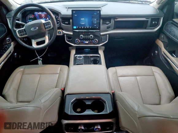 2022 Ford Expedition Max XLT z VIN 1FMJK1HT3NEA56300, wystawiony jako Copart lot #55609435 z przebiegiem 39 486 mil mil oraz Szkoda całkowita • Salvage title. Historia ofert i sprzedaży dostępna na DreamBid. Obrazek 8.