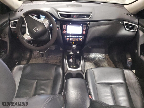 2015 Nissan Rogue SL with VIN 5N1AT2MV6FC833270, listed as a Copart auction lot 46159405 with 0 mi miles and Salvage Title. Bid and sale history available at carsss.com. Image 8.