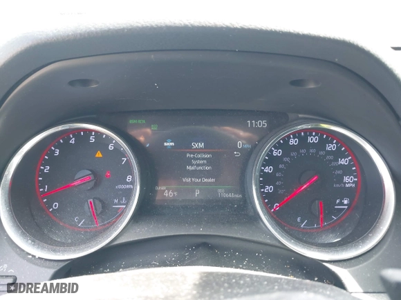 2019 Toyota Camry XSE with VIN 4T1B61HK3KU686948, listed as a IAAI auction lot 42065656 with 110,648 mi miles. Bid and sale history available at carsss.com. Image 7.
