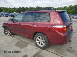 2008 Toyota Highlander with VIN JTEDS41A282028887, listed as a Copart auction lot 52763945 with 112,086 mi miles and Salvage title. Bid and sale history available at DreamBid. Image 2.