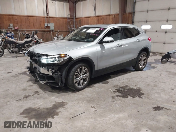 2020 BMW X2 xDrive28i with VIN WBXYJ1C09L5P35894, listed as a IAAI auction lot 41588426 with 24,476 mi miles. Bid and sale history available at carsss.com. Image 20.