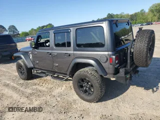 2022 Jeep Wrangler Unlimited Willys with VIN 1C4HJXDG1NW102069, listed as a Copart auction lot 52353995 with 33,328 mi miles and Salvage Title. Bid and sale history available at DreamBid. Image 2.
