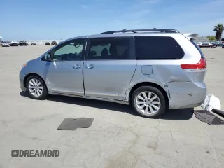 2013 Toyota Sienna XLE with VIN 5TDDK3DC2DS053531, listed as a Copart auction lot 54243695 with 110,000 mi miles and Salvage Title. Bid and sale history available at DreamBid. Image 2.