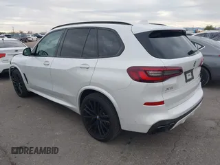 2022 BMW X5 sDrive40i with VIN 5UXCR4C09N9K29185, listed as a IAAI auction lot 41579217 with 35,098 mi miles. Bid and sale history available at carsss.com. Image 3.