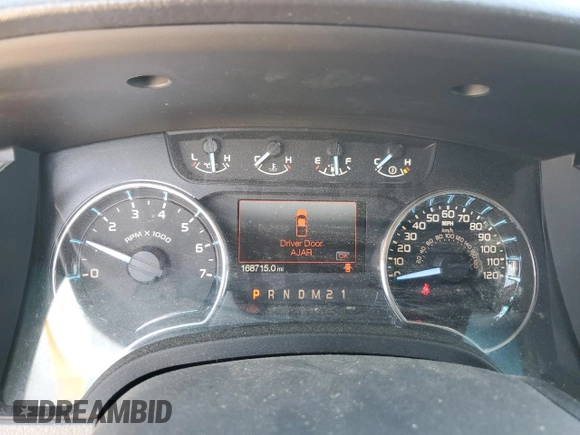 2011 Ford F-150 XL with VIN 1FTFX1CF3BFA39905, listed as a Copart auction lot 56494065 with 168,715 mi miles and Salvage title. Bid and sale history available at DreamBid. Image 9.