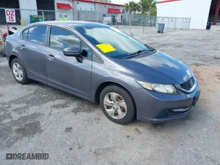 2015 Honda Civic Sedan LX with VIN 19XFB2F59FE119409, listed as a IAAI auction lot 41918479 with 116,895 mi miles. Bid and sale history available at carsss.com. Image 1.