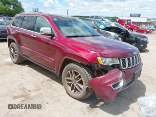 2019 Jeep Grand Cherokee Limited with VIN 1C4RJEBG0KC672315, listed as a IAAI auction lot 42192864 with 241,948 mi miles and . Bid and sale history available at DreamBid. Image 1.