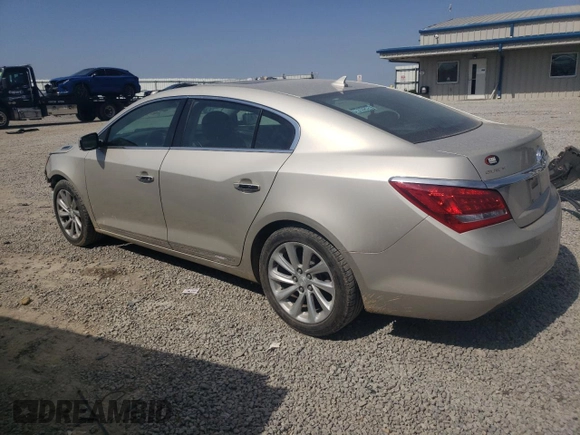 2014 Buick LaCrosse Leather with VIN 1G4GB5GR7EF223260, listed as a Copart auction lot 48387735 with 156,506 mi miles and Non Repairable. Bid and sale history available at DreamBid. Image 2.