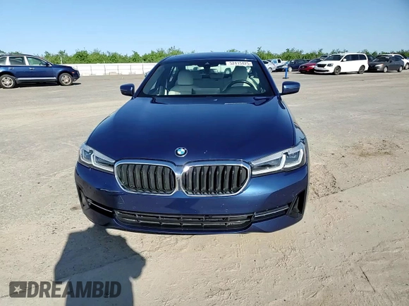 2021 BMW 5 Series 540i with VIN WBA53BJ05MWX16285, listed as a Copart auction lot 52415425 with 79,497 mi miles and Salvage Title. Bid and sale history available at DreamBid. Image 10.