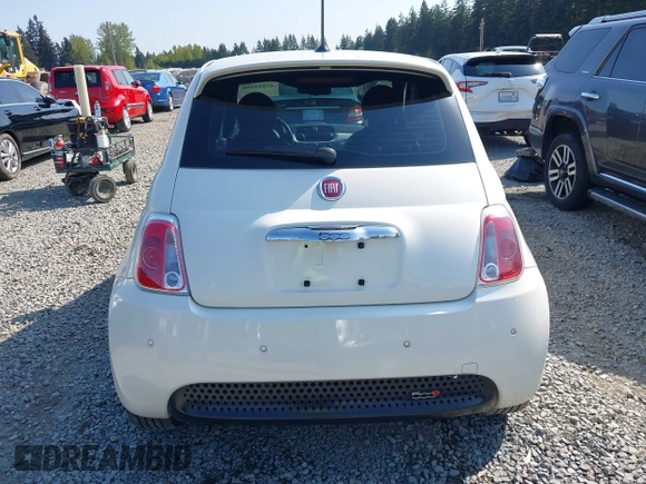 2013 FIAT 500e with VIN 3C3CFFGE8DT753420, listed as a IAAI auction lot 42095388 with 78,264 mi miles. Bid and sale history available at carsss.com. Image 16.