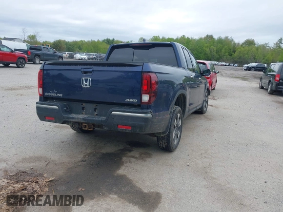 2017 Honda Ridgeline RTL-E with VIN 5FPYK3F78HB018267, listed as a IAAI auction lot 42299573 with 123,207 mi miles and . Bid and sale history available at DreamBid. Image 4.