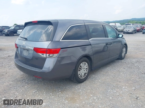 2014 Honda Odyssey LX z VIN 5FNRL5H27EB007683, wystawiony jako IAAI lot #42427304 z przebiegiem 325 359 mil mil oraz . Historia ofert i sprzedaży dostępna na DreamBid. Obrazek 4.