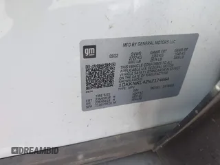 2022 GMC Acadia SLE z VIN 1GKKNKL42NZ174664, wystawiony jako IAAI lot #40738680 z przebiegiem 66 116 mil mil oraz . Historia ofert i sprzedaży dostępna na DreamBid. Obrazek 9.