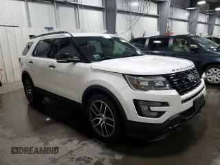 2016 Ford Explorer Sport with VIN 1FM5K8GT1GGC12627, listed as a Copart auction lot 52111815 with 145,977 mi miles and Salvage Title. Bid and sale history available at DreamBid. Image 4.