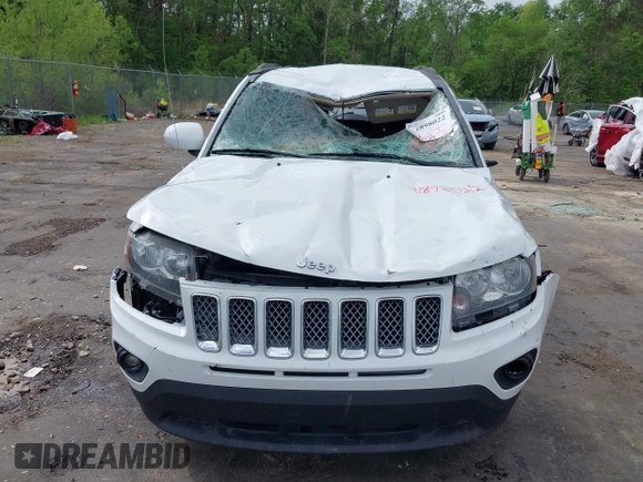 2016 Jeep Compass High Altitude Edition with VIN 1C4NJCEA9GD615042, listed as a IAAI auction lot 41898022 with 95,327 mi miles. Bid and sale history available at carsss.com. Image 12.