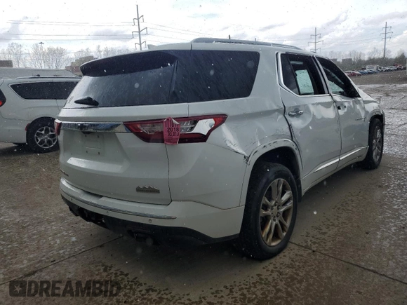 2018 Chevrolet Traverse High Country z VIN 1GNEVKKW3JJ112833, wystawiony jako Copart lot #53863825 z przebiegiem 93 010 mil mil oraz Czysty tytuł • Clean title. Historia ofert i sprzedaży dostępna na DreamBid. Obrazek 3.