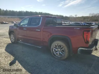 2019 GMC Sierra 1500 SLT with VIN 3GTU9DED2KG265625, listed as a Copart auction lot 45293105 with 112,137 mi miles and Salvage Title. Bid and sale history available at carsss.com. Image 2.