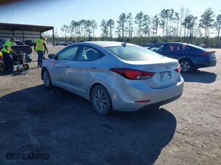 2014 Hyundai Elantra SE with VIN 5NPDH4AE2EH500361, listed as a IAAI auction lot 41773945 with 87,523 mi miles. Bid and sale history available at carsss.com. Image 3.