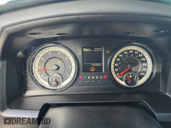 2019 Ram 1500 Tradesman z VIN 1C6RR7FG4KS608001, wystawiony jako Copart lot #54559935 z przebiegiem 53 356 mil mil oraz Szkoda całkowita • Salvage title. Historia ofert i sprzedaży dostępna na DreamBid. Obrazek 8.