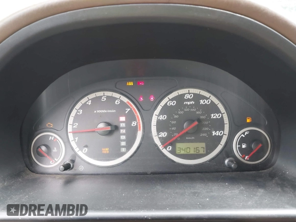 2002 Honda CR-V EX with VIN SHSRD78822U008984, listed as a IAAI auction lot 42376235 with 340,167 mi miles and . Bid and sale history available at DreamBid. Image 7.