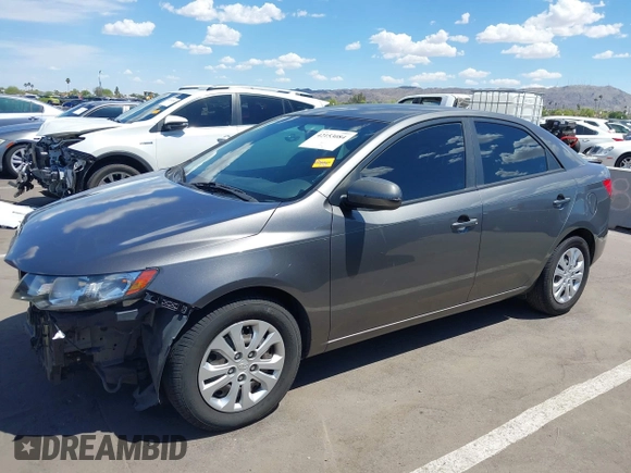 2013 Kia Forte EX with VIN KNAFU4A27D5724120, listed as a IAAI auction lot 42153084 with 154,860 mi miles. Bid and sale history available at carsss.com. Image 2.