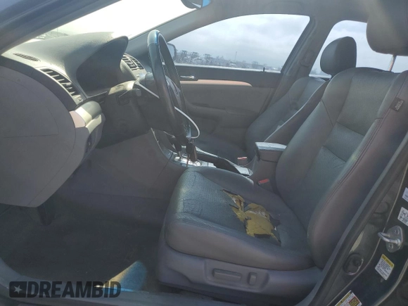 2004 Acura TSX with VIN JH4CL968X4C046153, listed as a Copart auction lot 60758575 with 160,050 mi miles and Salvage title. Bid and sale history available at DreamBid. Image 7.