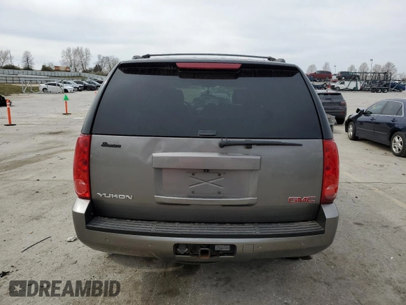 2007 GMC Yukon SLT with VIN 1GKFK13017J128021, listed as a Copart auction lot 50202515 with 0 mi miles and Salvage Title. Bid and sale history available at carsss.com. Image 6.