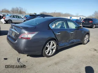 2012 Nissan Maxima 3.5 SV with VIN 1N4AA5AP4CC870014, listed as a Copart auction lot 46805925 with 17,837 mi miles and Salvage Title. Bid and sale history available at carsss.com. Image 3.