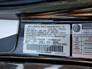 2015 Nissan 370Z with VIN JN1AZ4EH1FM442502, listed as a Copart auction lot 48332035 with 101,462 mi miles and Salvage Title. Bid and sale history available at carsss.com. Image 13.