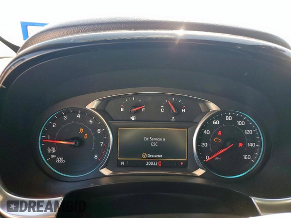 2023 Chevrolet Traverse LT Cloth with VIN 1GNERGKWXPJ277286, listed as a Copart auction lot 59326125 with 20,032 mi miles and Salvage title. Bid and sale history available at DreamBid. Image 9.