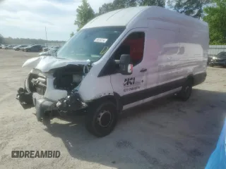 2020 Ford Transit Cargo with VIN 1FTBR3X83LKB79347, listed as a Copart auction lot 50538754 with 60,036 mi miles and Salvage Title. Bid and sale history available at DreamBid. Image 1.