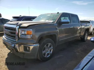 2015 GMC Sierra 1500 SLT with VIN 3GTU2VEJ7FG239592, listed as a Copart auction lot 47997515 with 80,889 mi miles and Salvage Title. Bid and sale history available at DreamBid. Image 1.