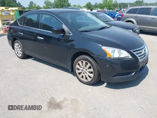 2014 Nissan Sentra SV with VIN 1N4AB7AP7EN854163, listed as a IAAI auction lot 42608404 with 216,559 mi miles and . Bid and sale history available at DreamBid. Image 1.