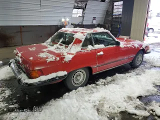 1985 Mercedes-Benz SL with VIN WDBBA45C9FA020491, listed as a Copart auction lot 83799374 with 57,321 mi miles and Clean title. Bid and sale history available at DreamBid. Image 3.