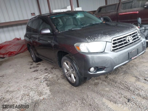 2008 Toyota Highlander Sport with VIN JTEDS43A882041821, listed as a IAAI auction lot 41981082 with 252,993 mi miles. Bid and sale history available at carsss.com. Image 1.